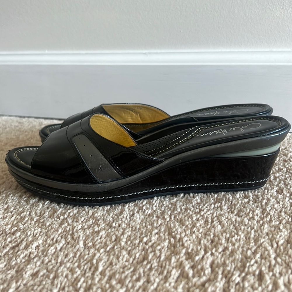 Cole Haan Nike Air black wedges